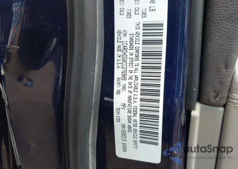 2012 Dodge Durango Crew from USA, damaged, VIN 1C4RDHDG0CC276909